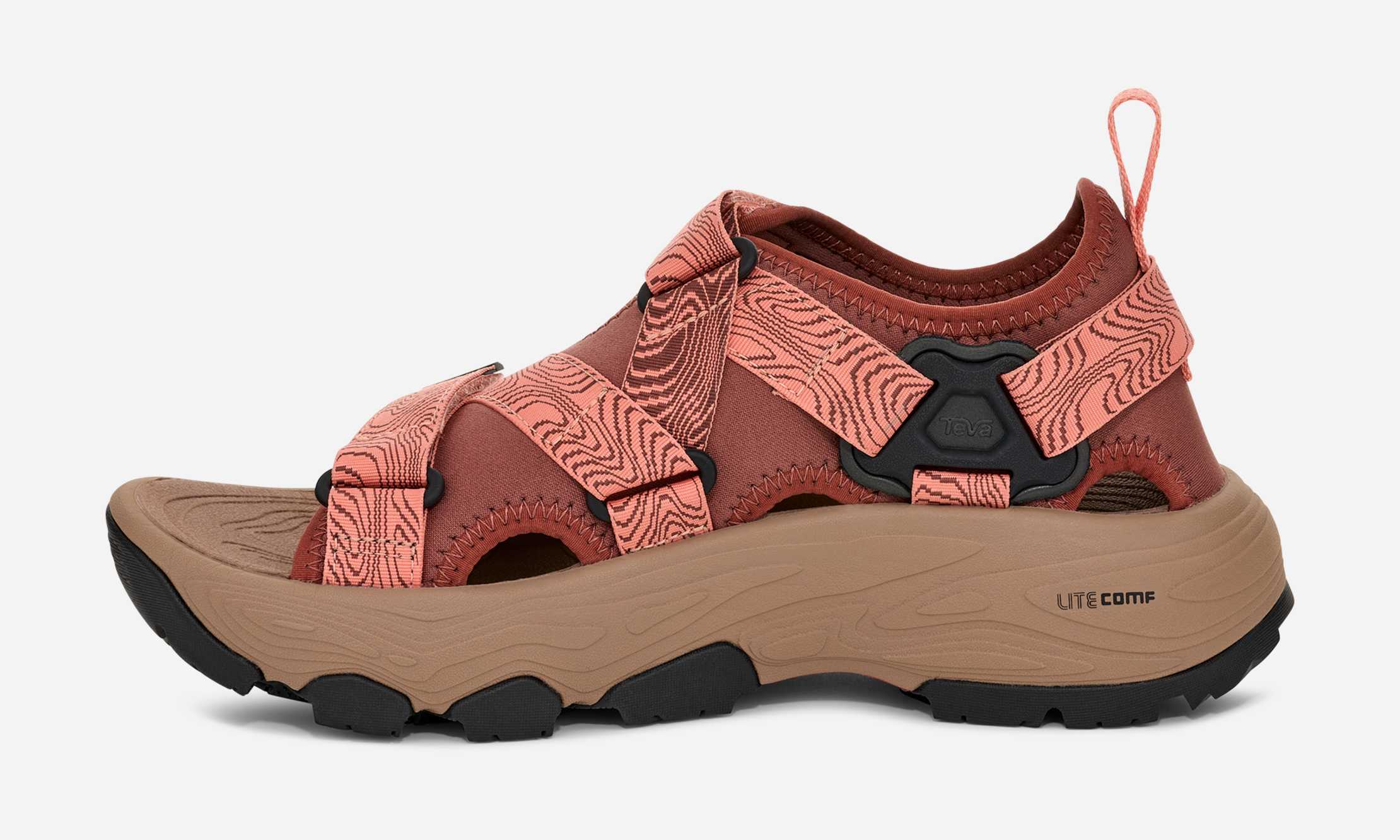 サンダル・ミュール Teva Women's Grandview Max Sandal (BLK) STVF2516230BLK Grandview Max Hiking Sandal