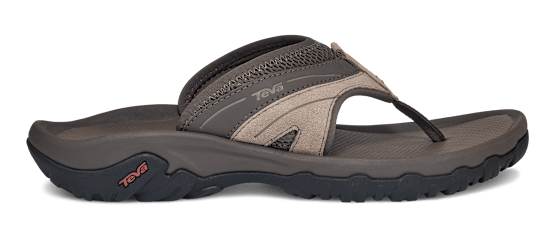 Teva Men’s 9 Slide Sandal - Dark Gray Suede Waterproof Leather Upper Teva Mens 9 M Sport Sandals Black Gray Olive Waterproof | eBay main image 4