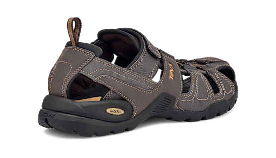 Teva Mens Size 8 Forebay Hook And Loop Brown Fisherman Sandals Teva Men main image 4