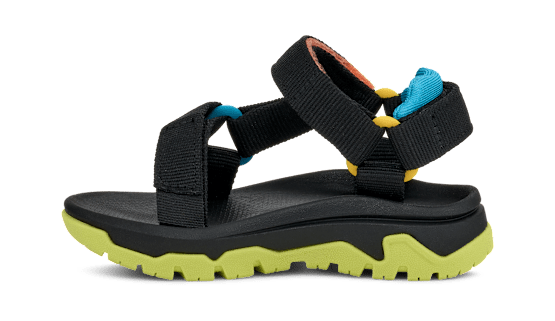 Teva Black Sandals with Teal and Yellow Geometric Straps Womens Teva Original Universal Sandal - Astronomy Blue Opal  main image 2