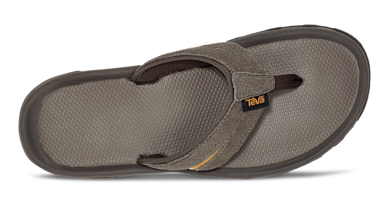 Teva Men\'s Thong T Strap Tan &Gray Sandals Slide Shoes Sz 9 Teva Men main image 3