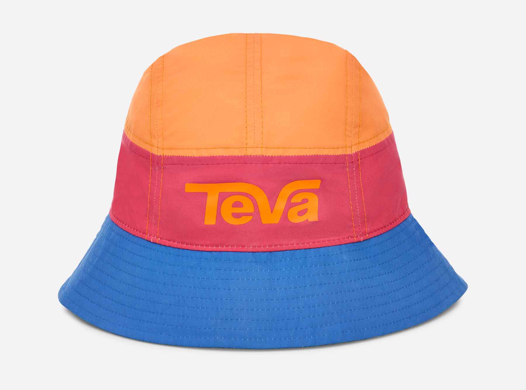 Transparent Orange And Blue Bucket Hat BGCO Organic Cotton Bucket