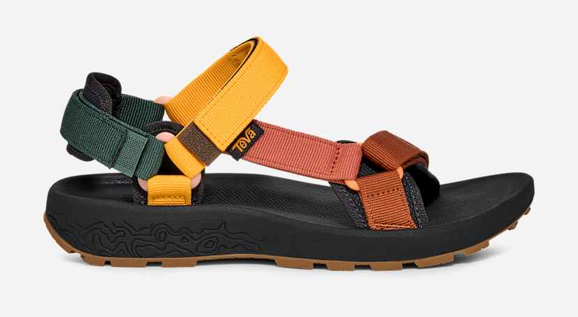 Teva Black Men\'s midform Outdoor Sport Sandal with Orange Accent Men main image 4