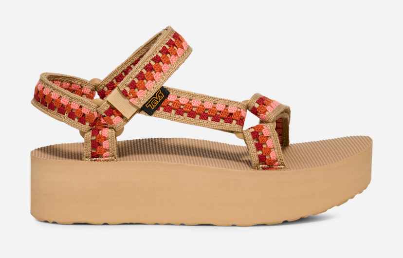 Sandales Compensées Femme – Cuir – Multicolore (noir/beige/argenté) – Pointure 37