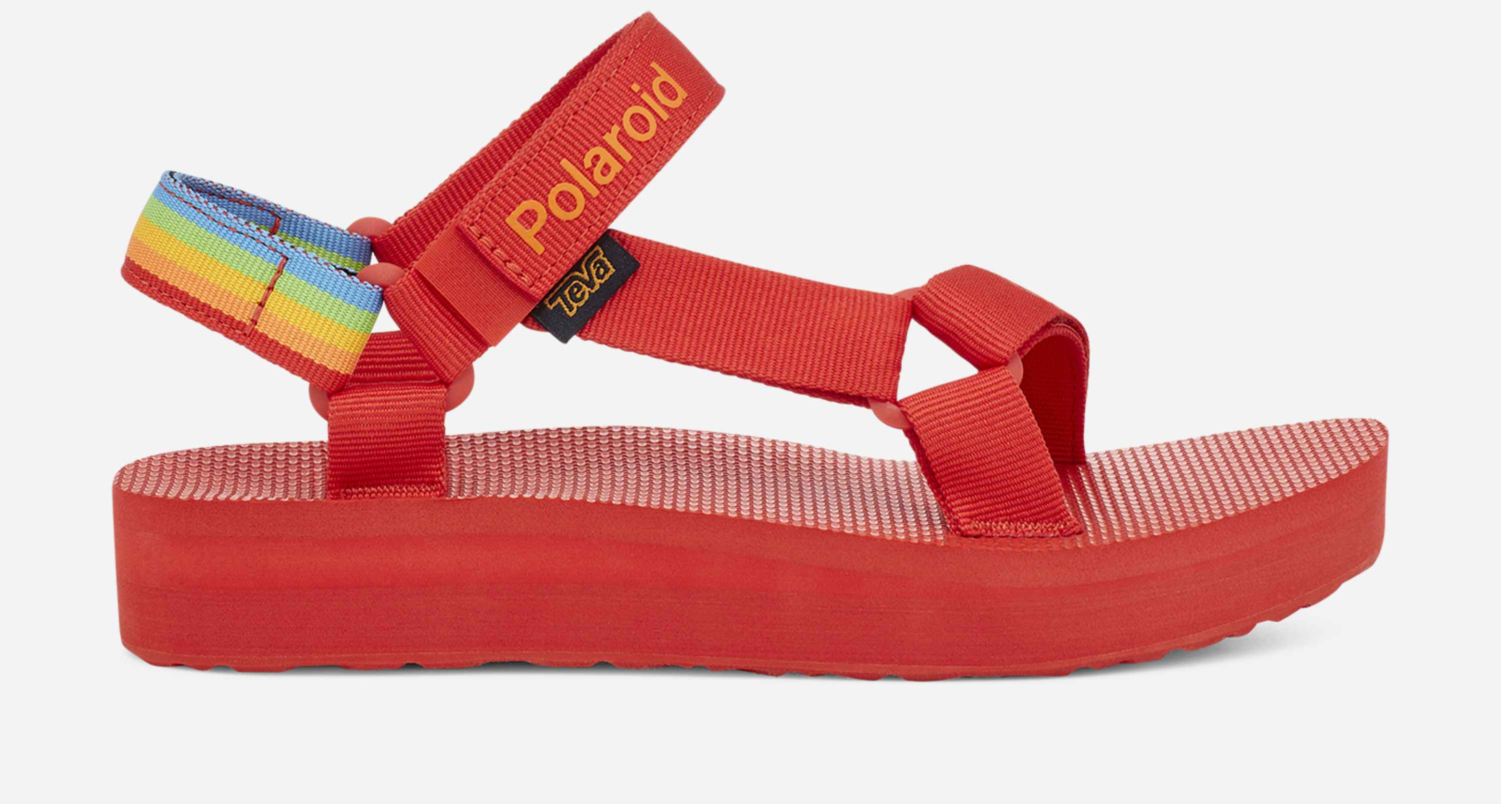 TEVA MID UNIVERSAL POLAROID RED MEN\'S SANDALS 12 Teva Polaroid Sandals Mens Size 12 12 (45) | Mercari main image 2