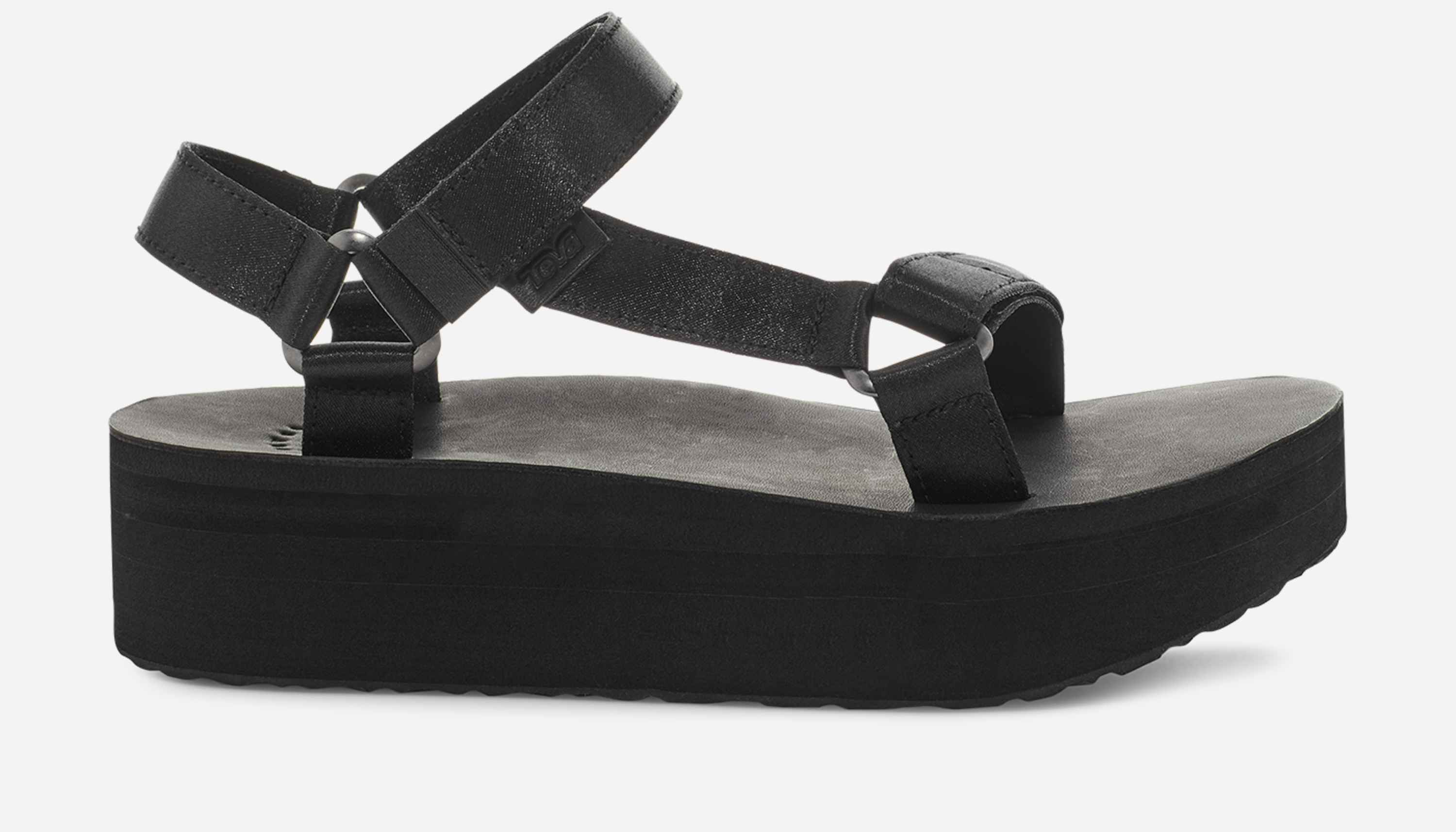 teva flatform satin