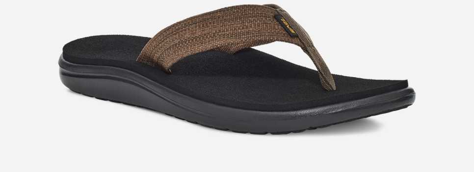 ★送料無料★テバ VOYA CANVAS FLIP STVM2312670-DUN DUNE New TEVA Mens VOYA CANVAS FLIP STVM2312670-DUN DUNE M 7 - 11