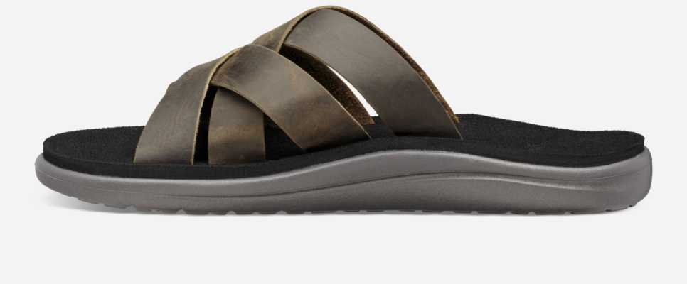 靴 Teva M VOYA SLIDE N-HOOLYWOOD26CM Men's Voya Slide Leather Sandal | Teva®