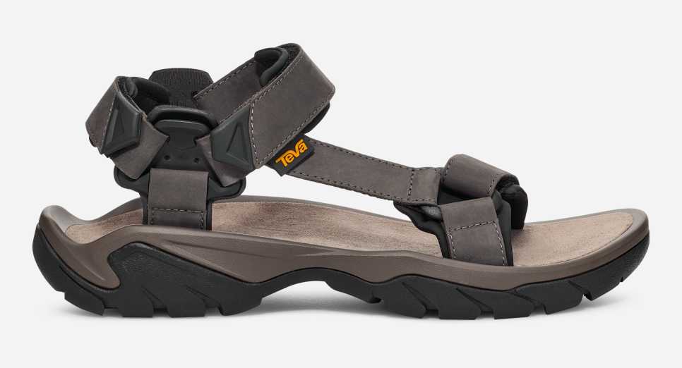 ★送料無料★テバ TRRRA FI 5 UNIVERSAL STVM2512456-BLK BLACK Men's Terra Fi 5 Universal Leather Sandal | Teva®