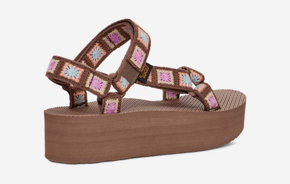 ◆Teva◆Flatform Universal Crochet Sandals STVF2410210-EXP Flatform Universal Crochet