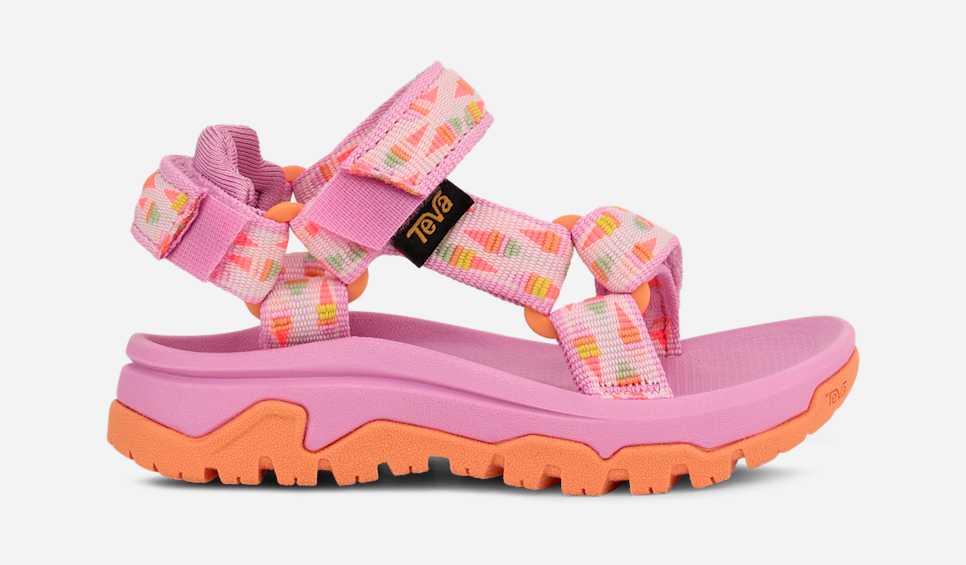 For Annana-san エナメルオレンジピンク　Senovilla２３ｃｍ Hurricane XLT JR Sandal