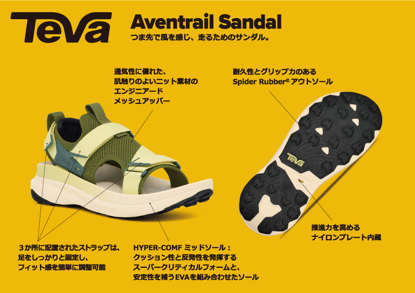 テバ公式【 アベントレイル|AVENTRAIL| 1156150 | メンズ】Teva