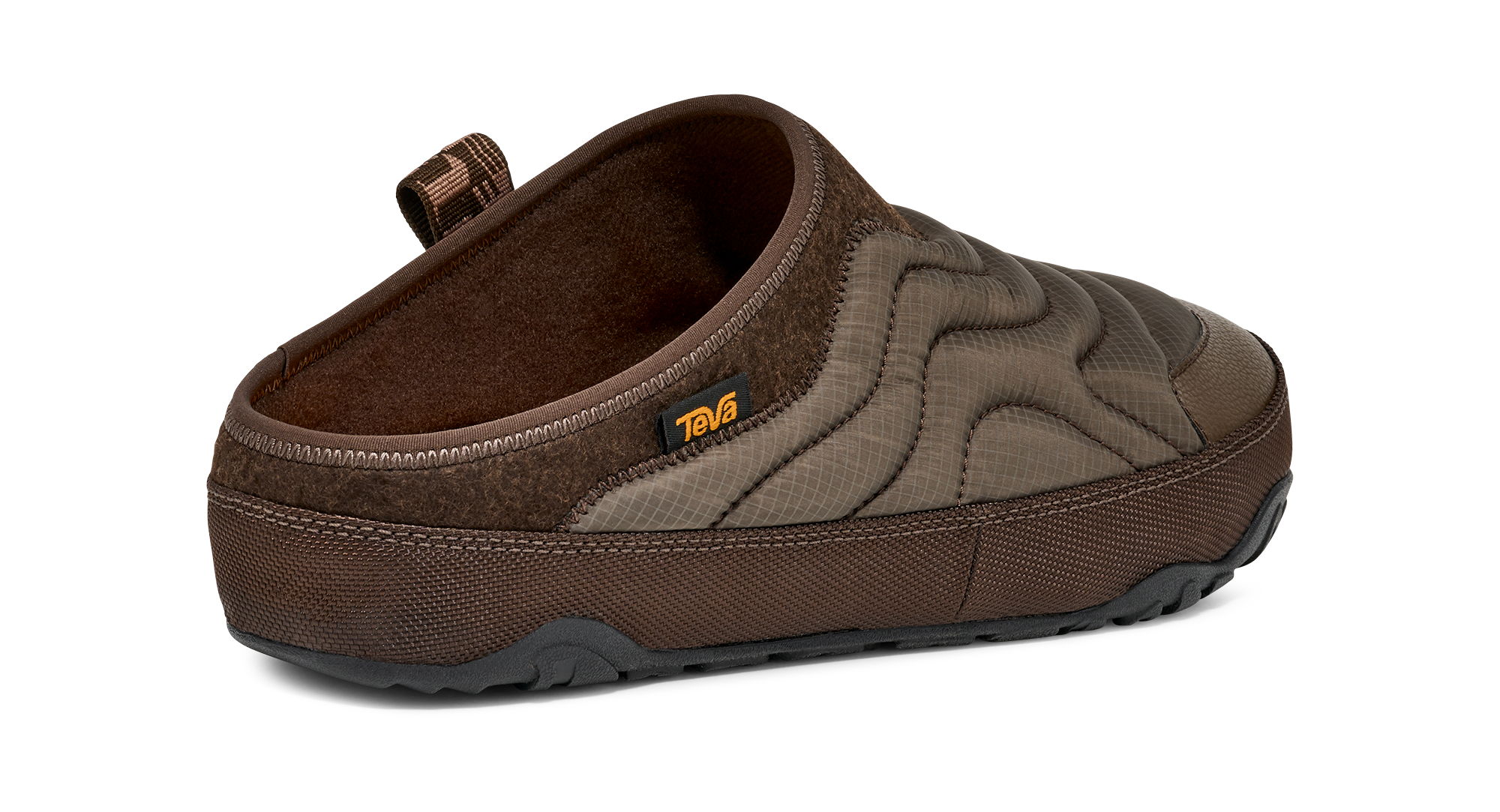 Teva Quilted Slip-On in Charcoal and Rust TEVA quilted moc slip-on black waterproof | Mercari main image 2