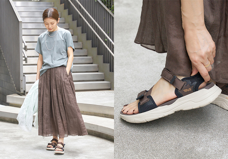 Teva/テバ 別注 ZYMIC サンダル　グレー　IENA IENA｜Teva/テバ 別注 ZYMIC サンダル | Rakuten Fashion(楽天