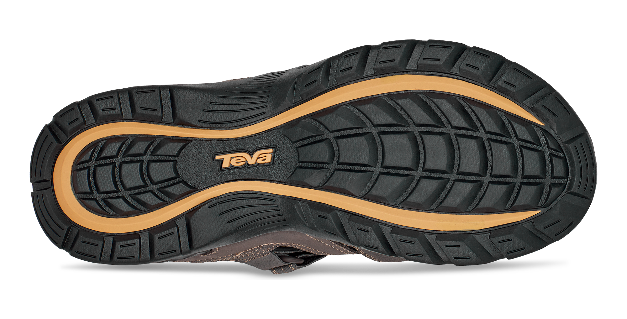Teva Forebay Water Shoes Sandals Brown Vegan Leather Hook & Loop Quick Dry 7 Amazon.com | Teva Men main image 4