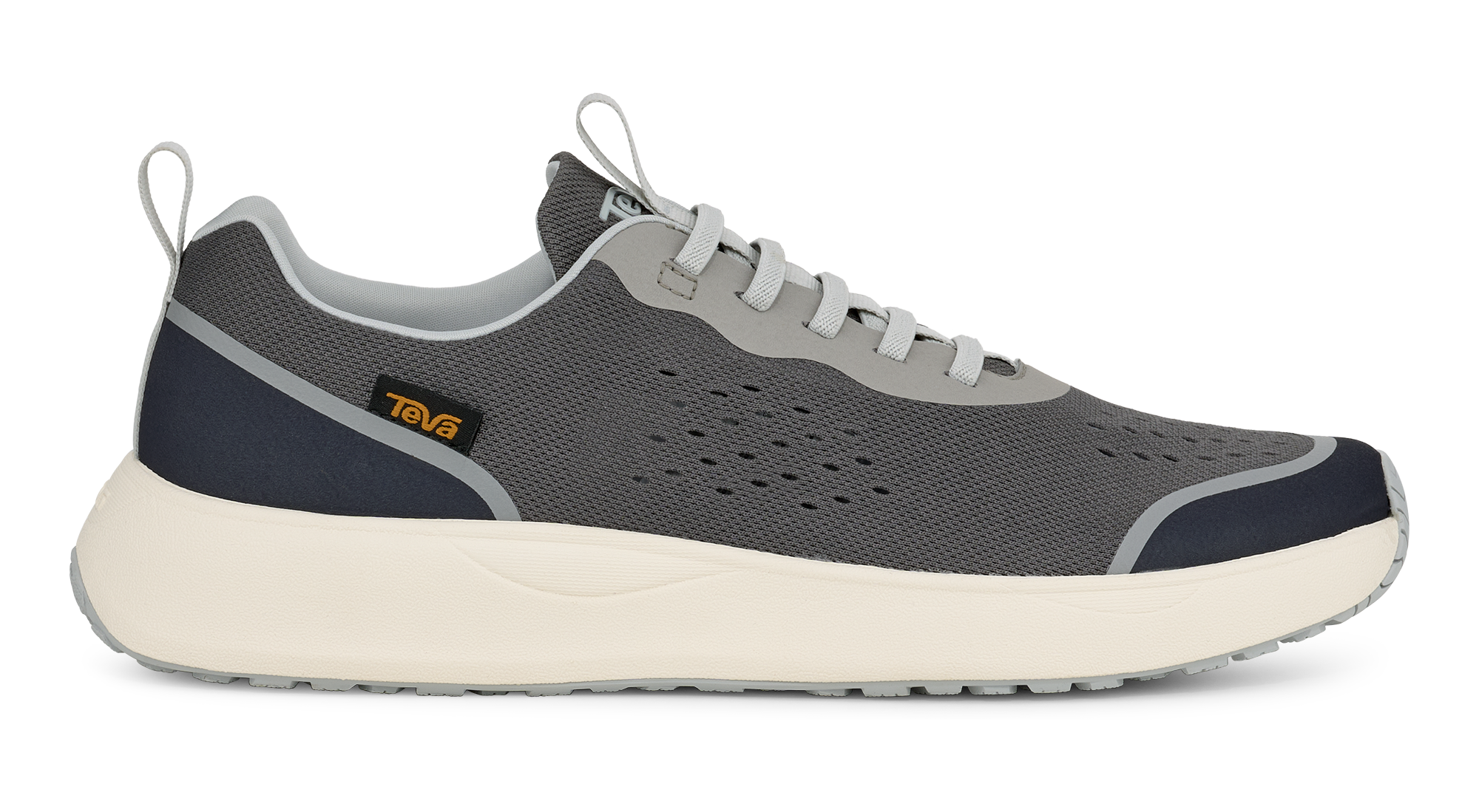 Teva Slimboski Water Shoes Men’s 9 Gray Lime Lace Up Athletic Trail Salomon Techamphibian Water Shoes Size 9 Gray Blue Mesh  main image 3