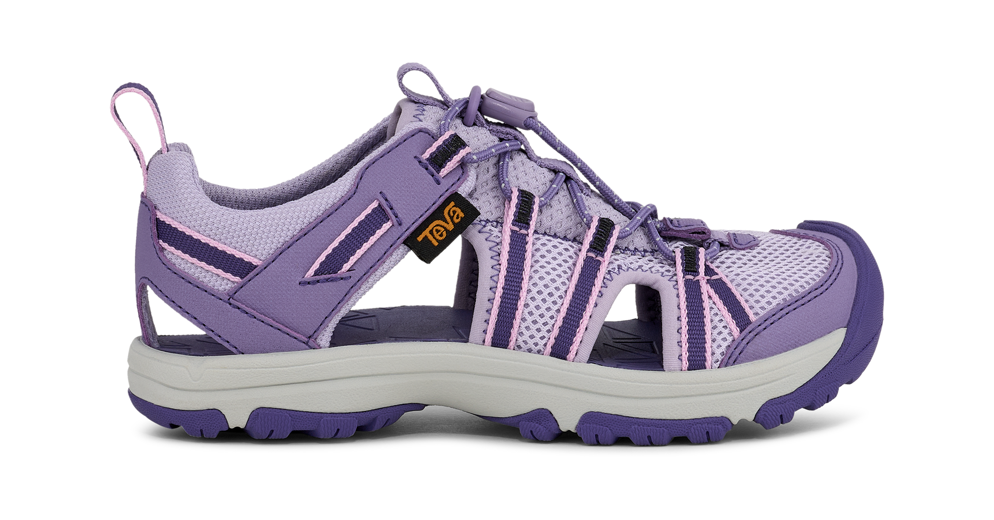 Teva Men\'s T Manatee Water Sport Sandals Cushion Bungee Cord Purple Grey Women main image 4