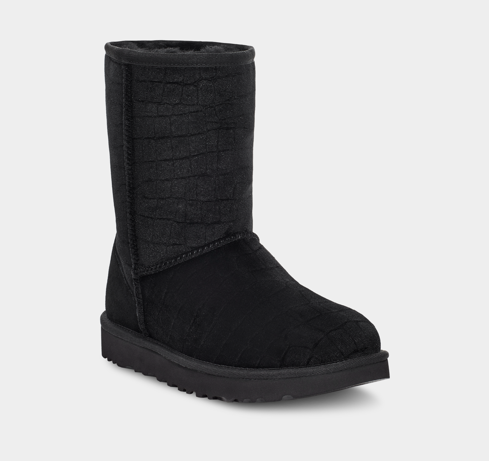 Ugg classic short top ii boot black