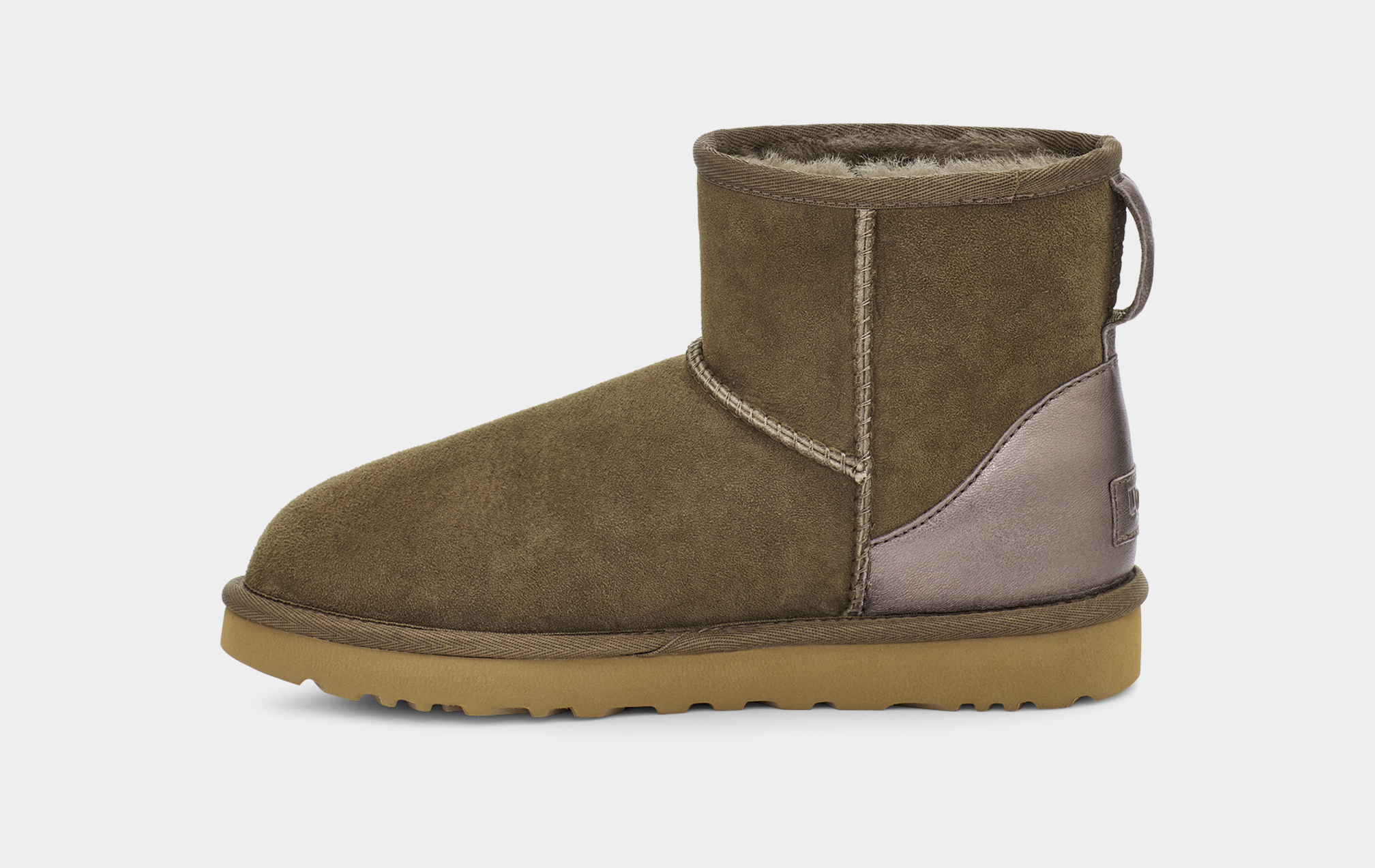 Ugg boots sales mini metallic