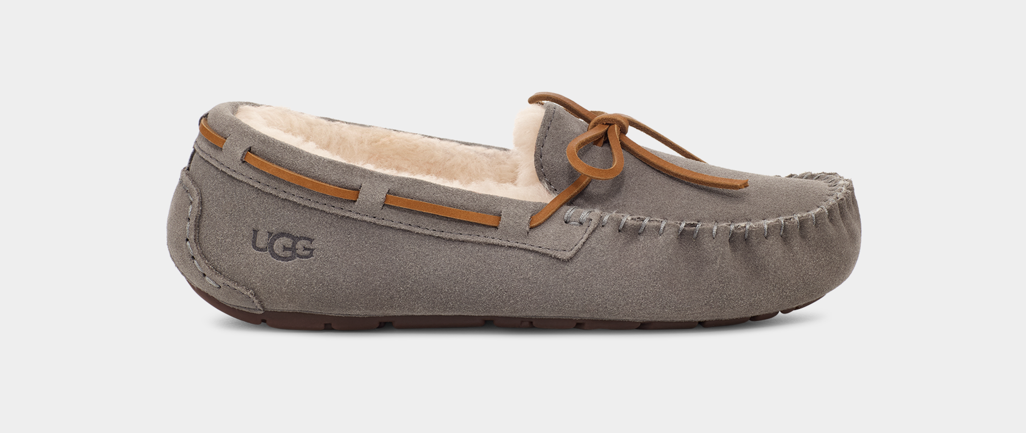 Ugg dakota bow slipper grey deals suede