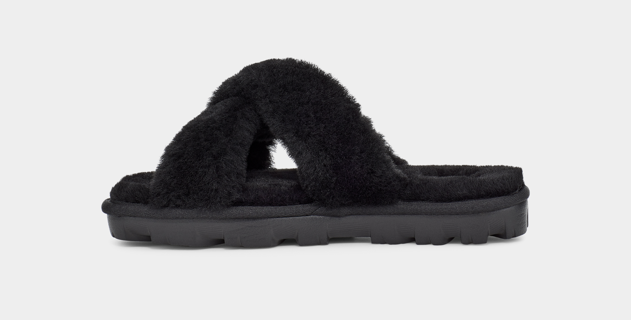 Ugg fuzzette crossover slippers sales in grey