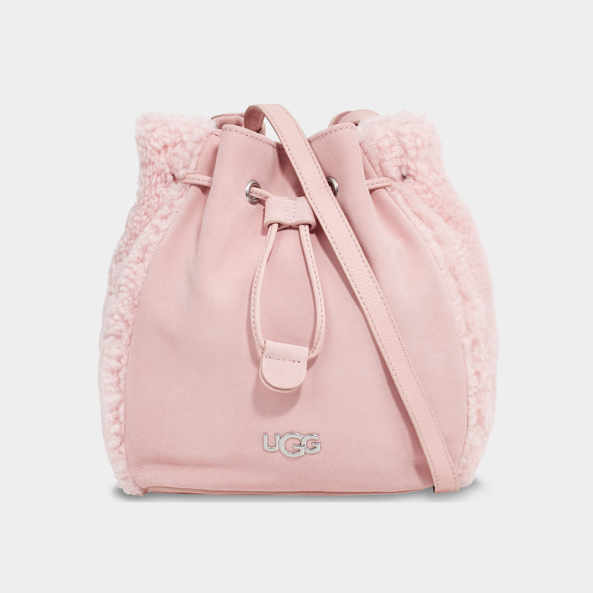 Mini suede backpack top
