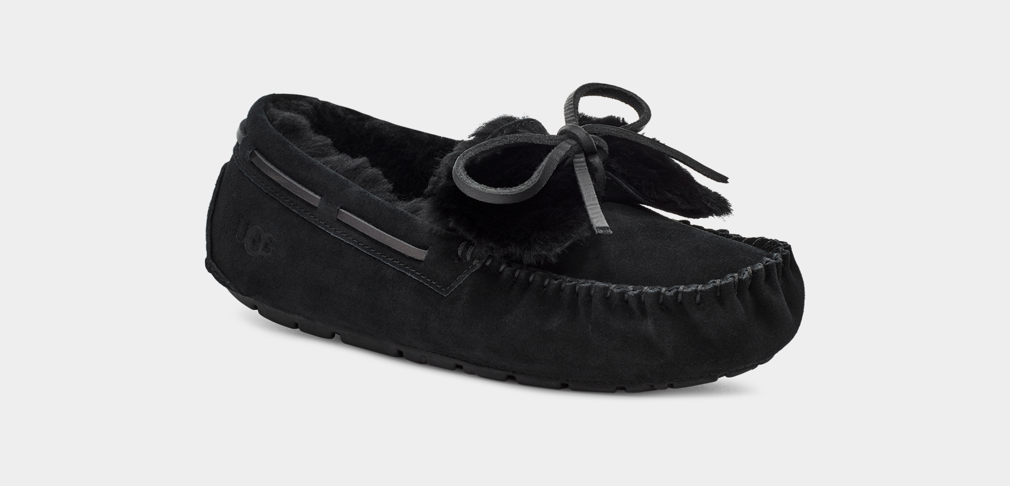 Ugg dakota bow slipper black deals