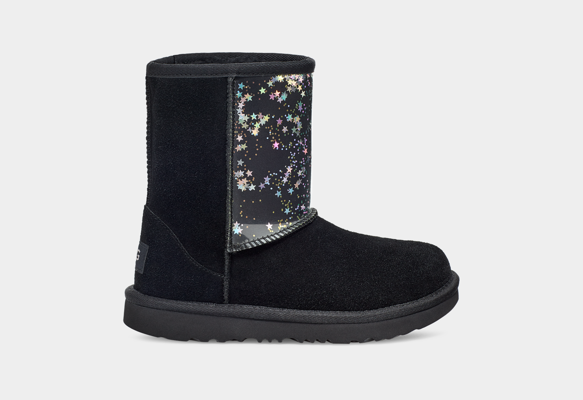 Ugg boots top black glitter