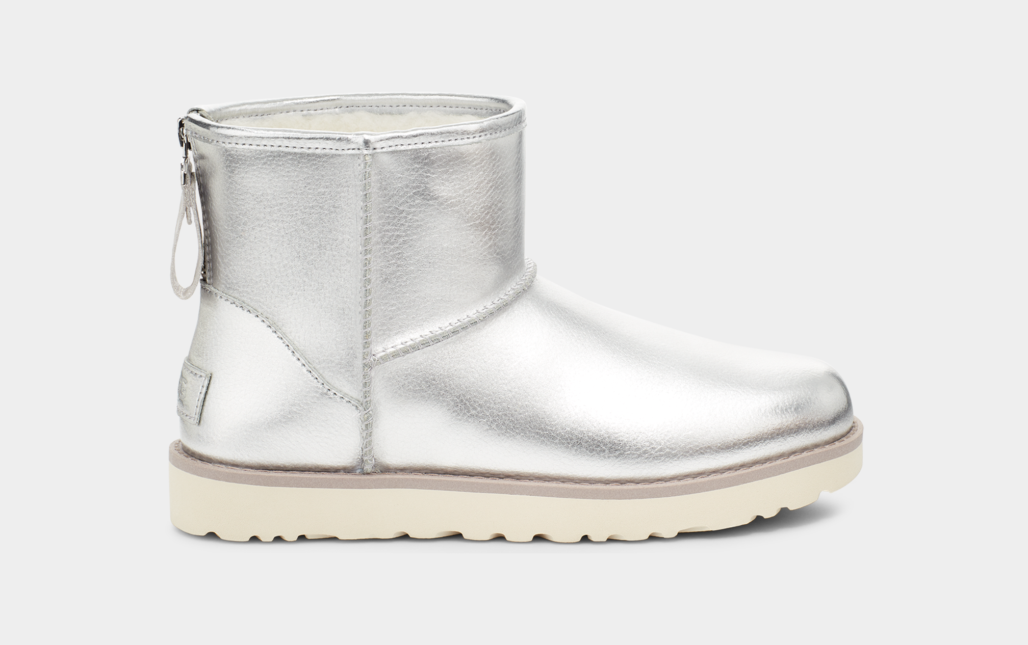 Uggs silver outlet metallic boots