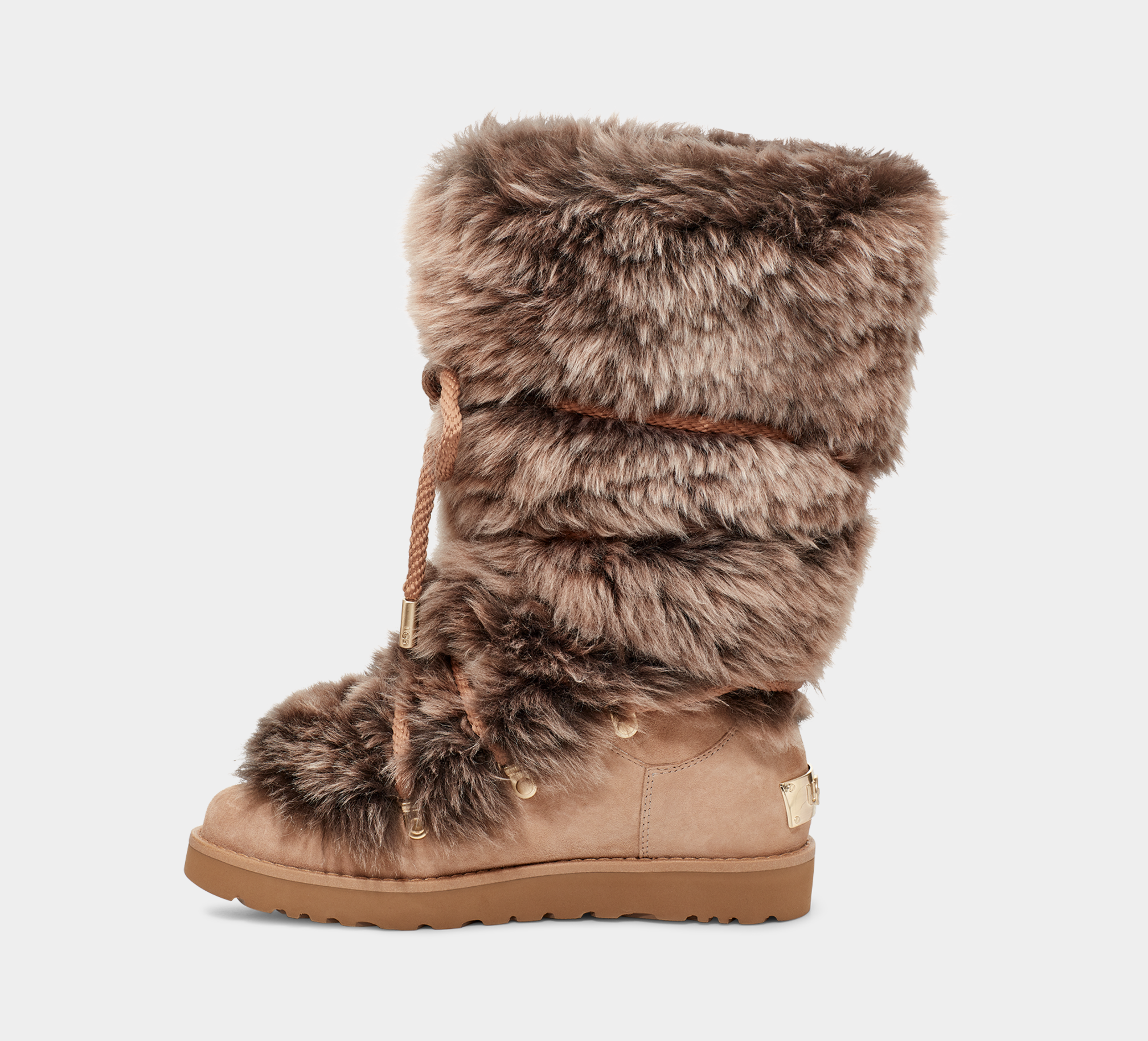 Big furry 2025 ugg boots