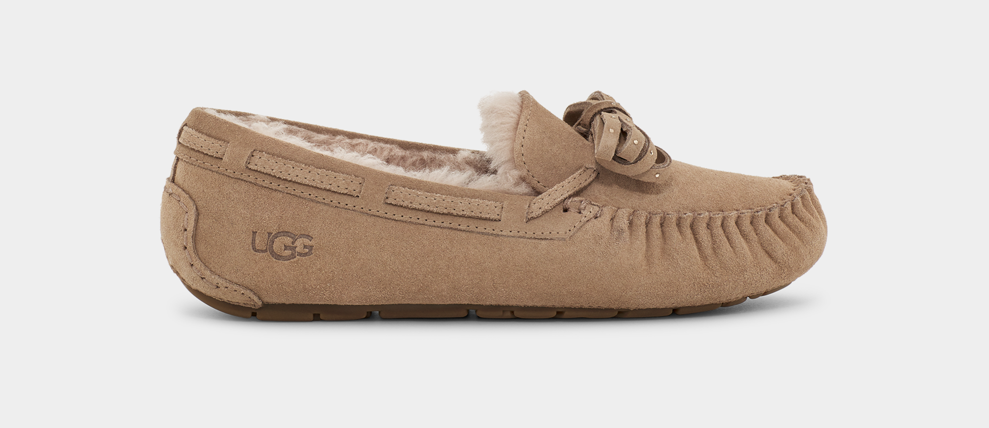 Ugg moccasins top with bow