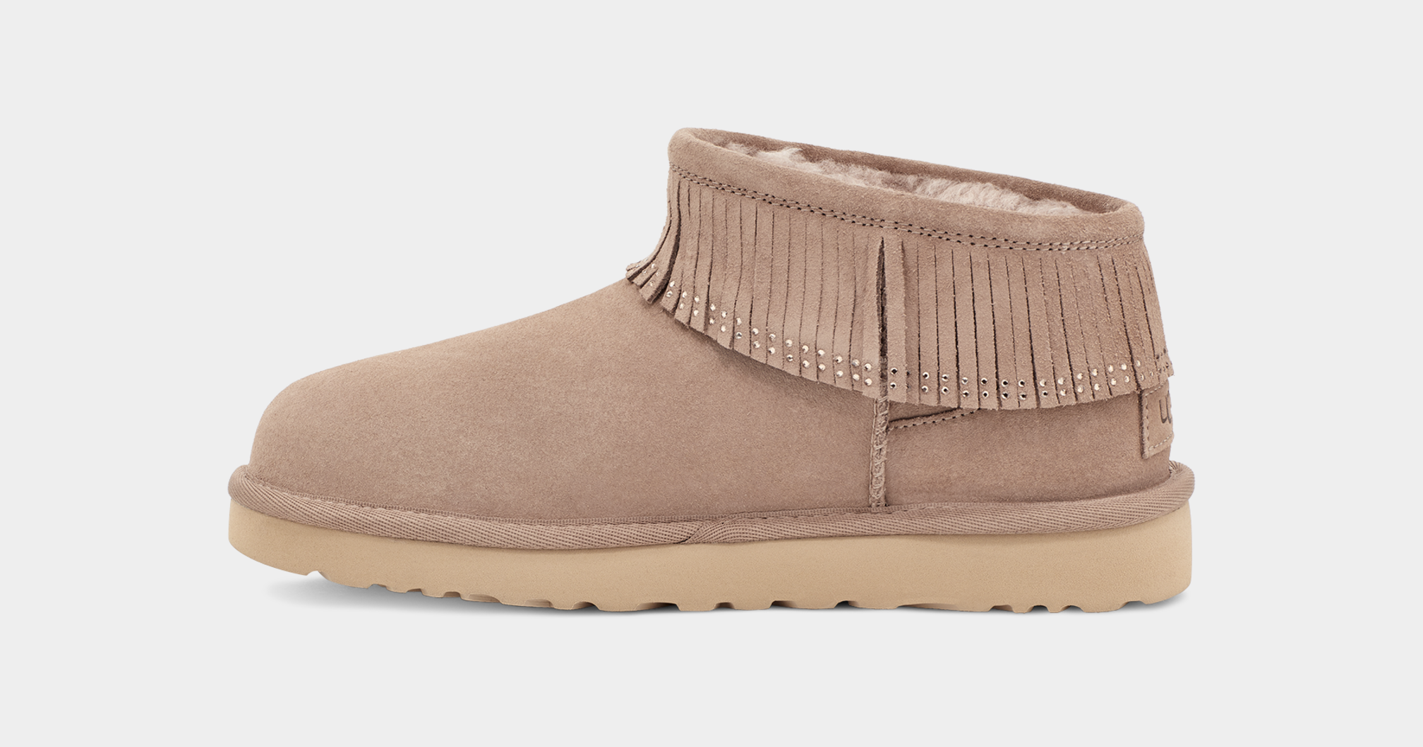 Ultra Mini Fringe Bling Boot UGG