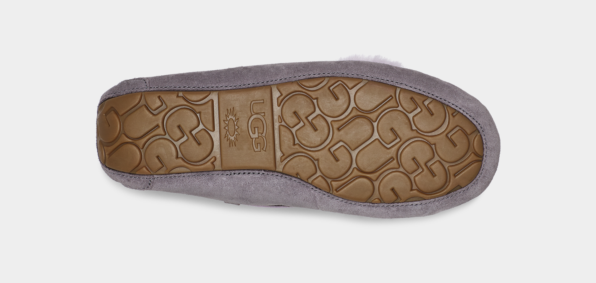 Ugg dakota hot sale bow slipper grey