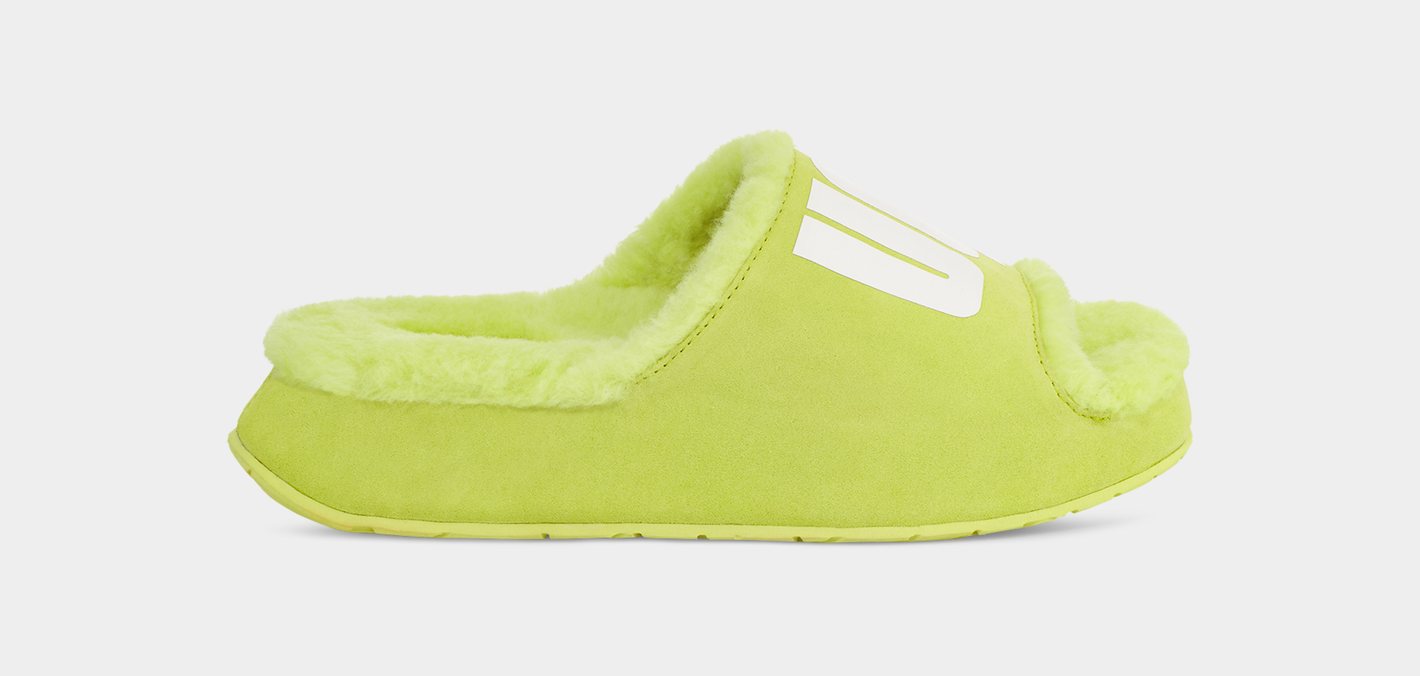 Baby ugg sales slides yellow