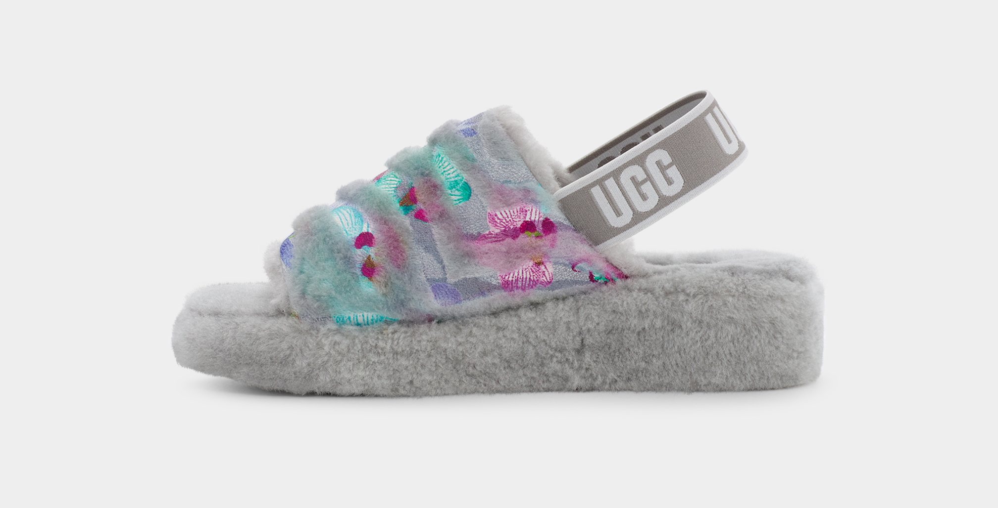 Fluff Yeah Tiger Flower Slipper UGG
