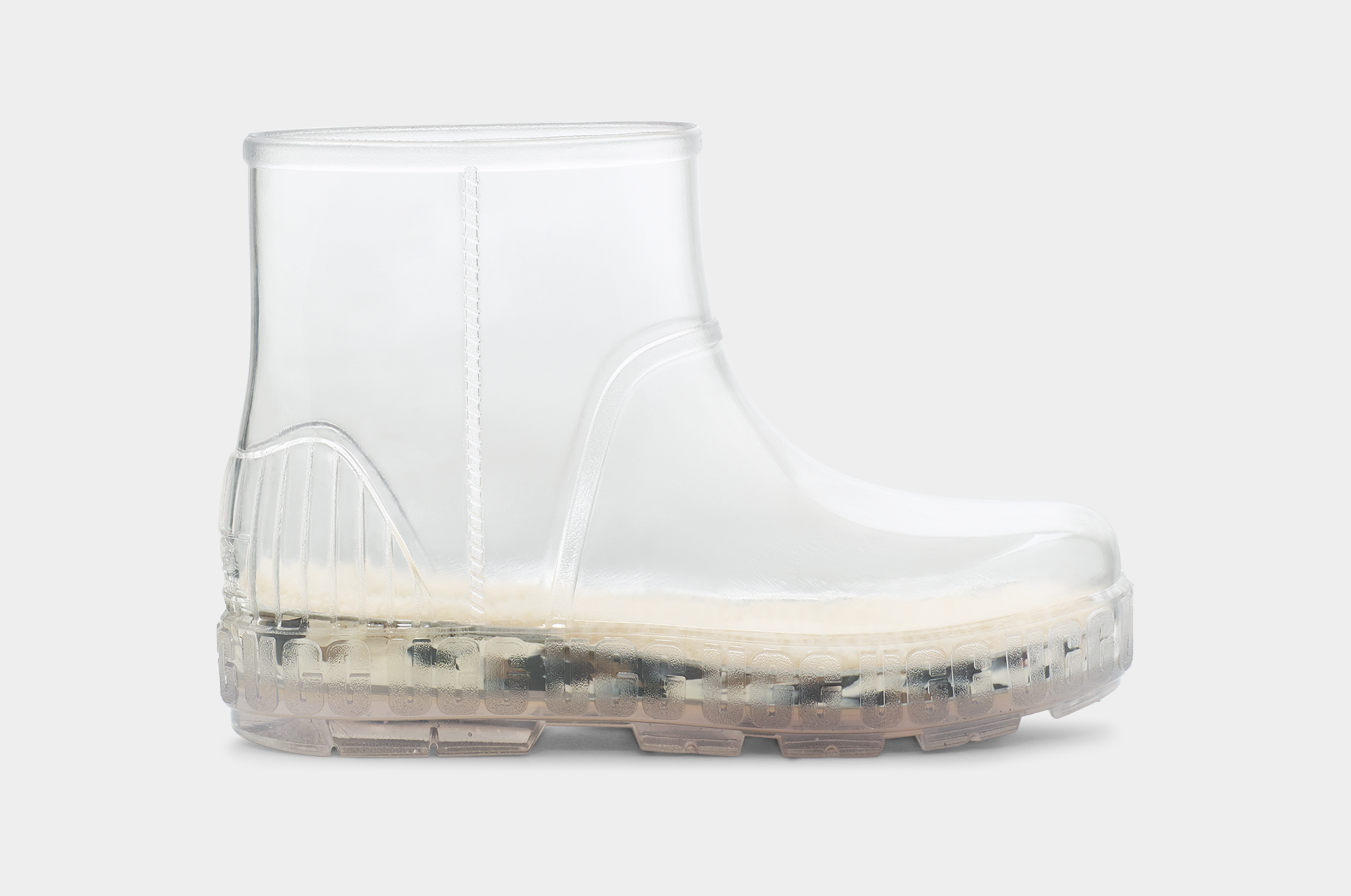 Rain top boots transparent