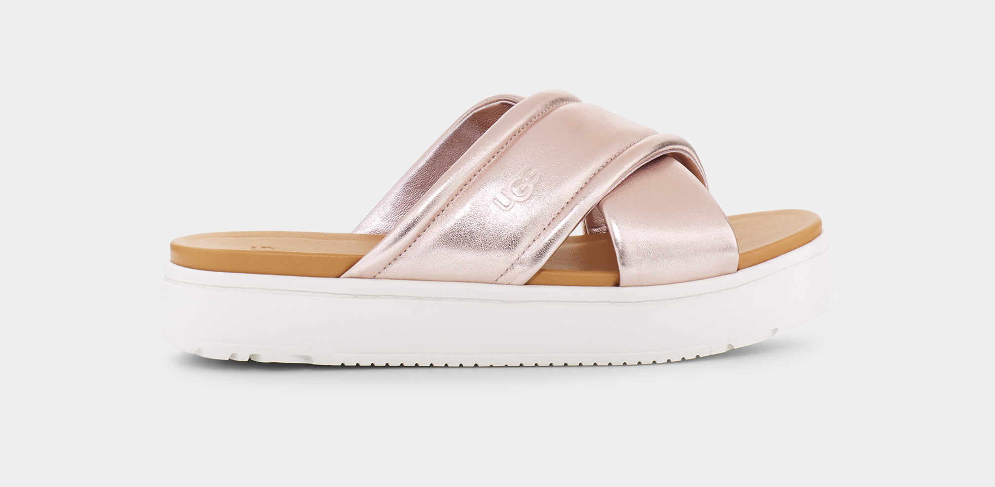 Zayne Crossband Platform Slide UGG