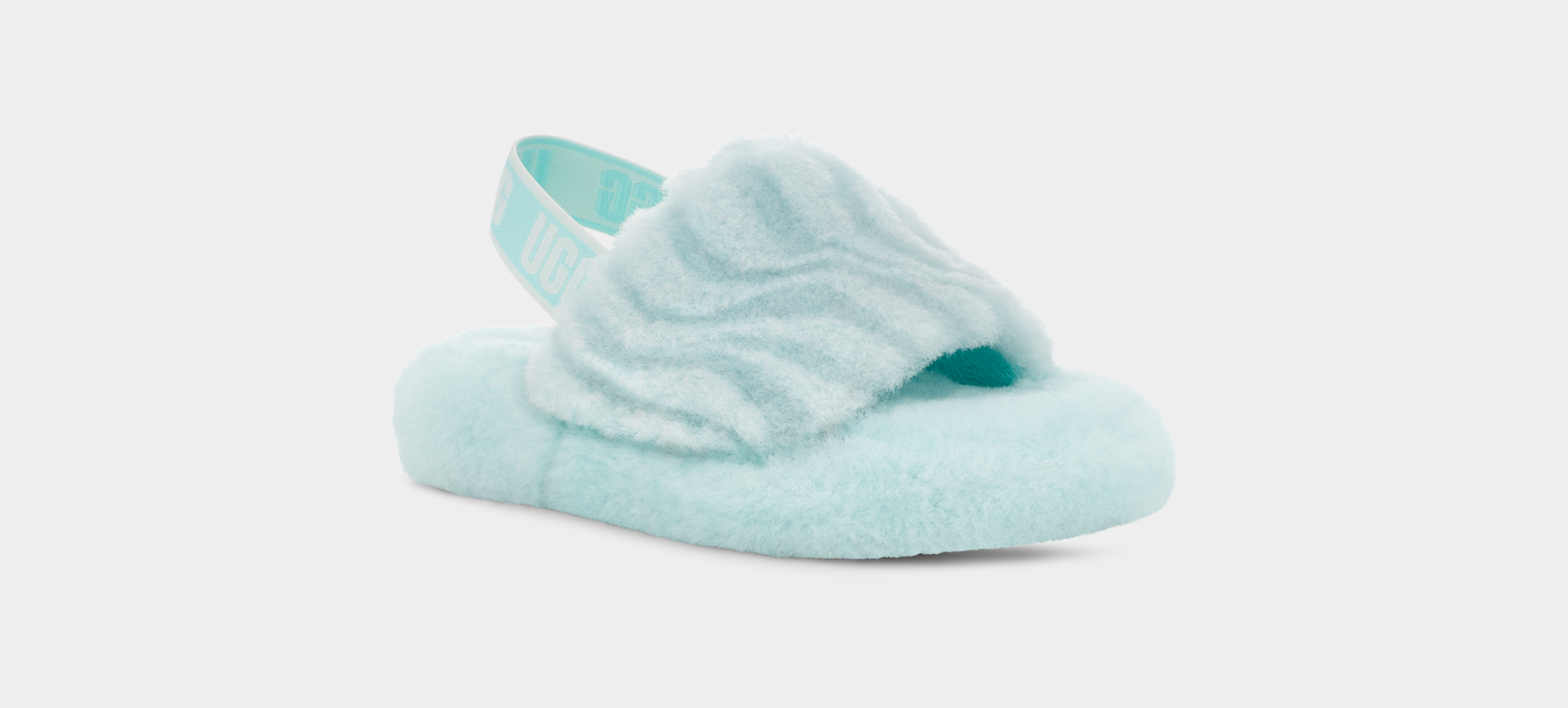 Ugg fluff yeah light blue on sale
