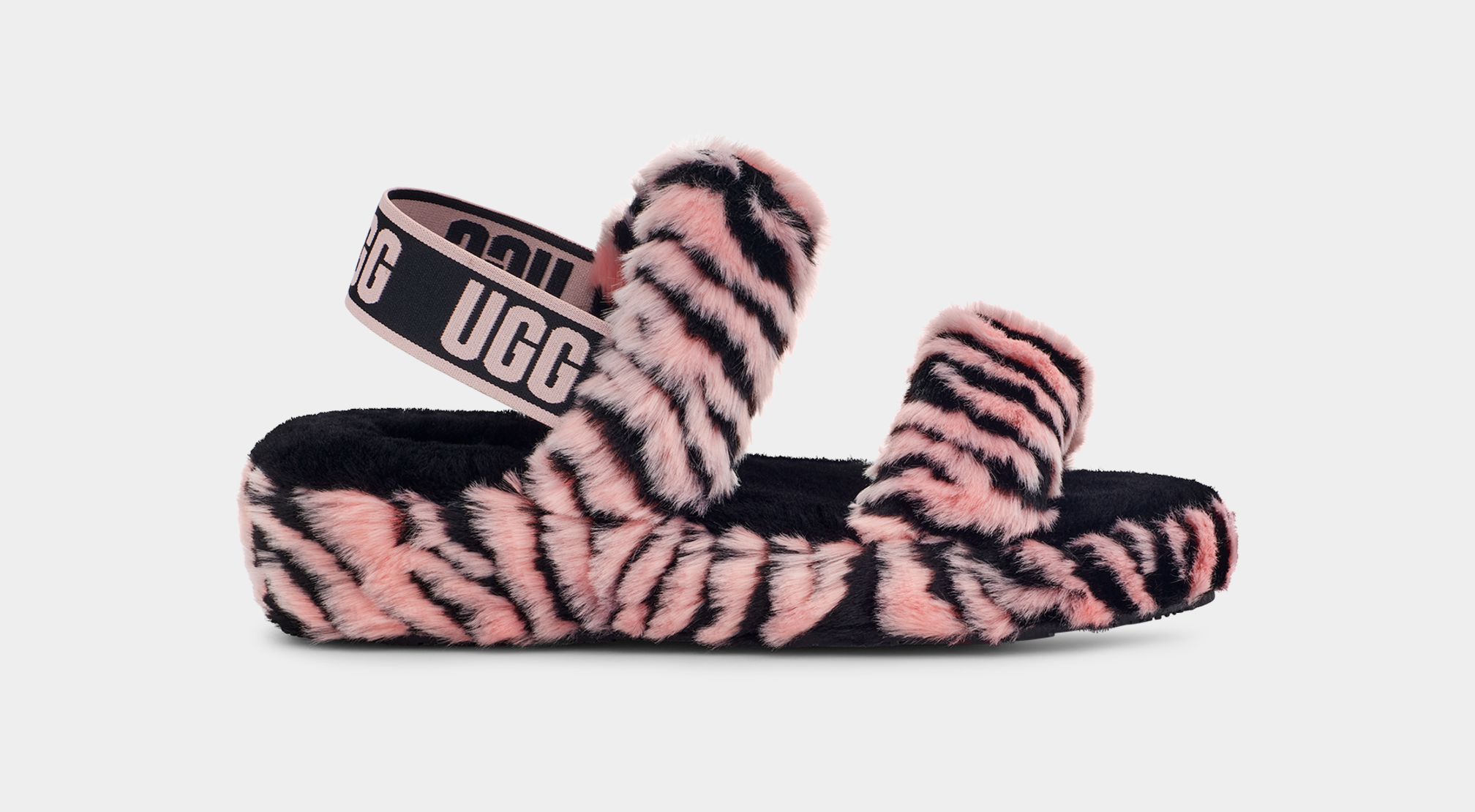 Ugg fluff yeah slide pink deals leopard