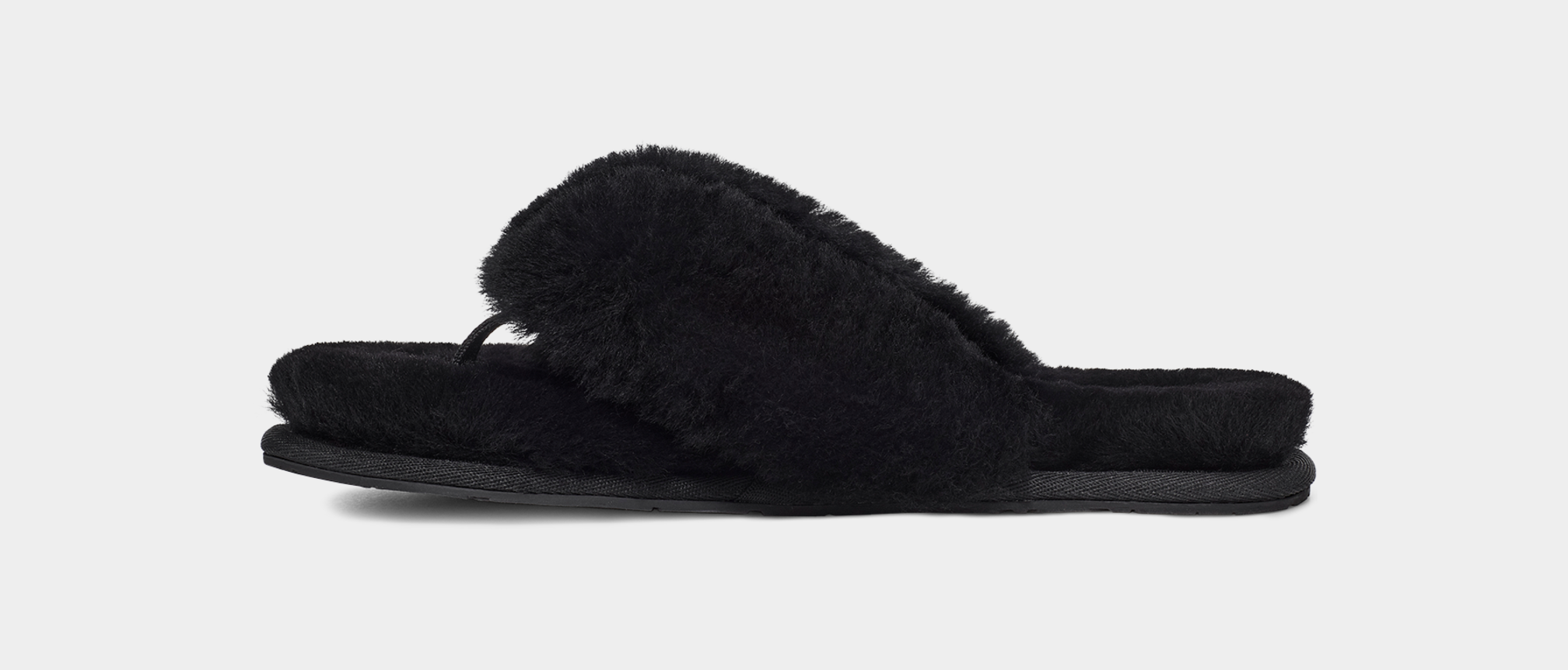 Ugg fluff top flip flop