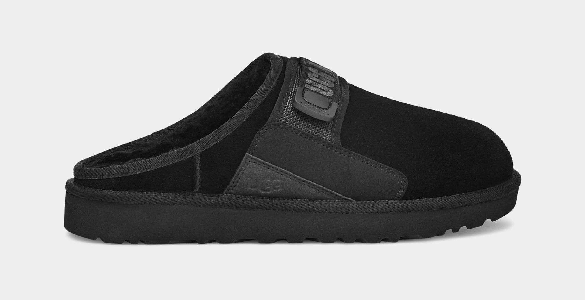 Black ugg store slip ons
