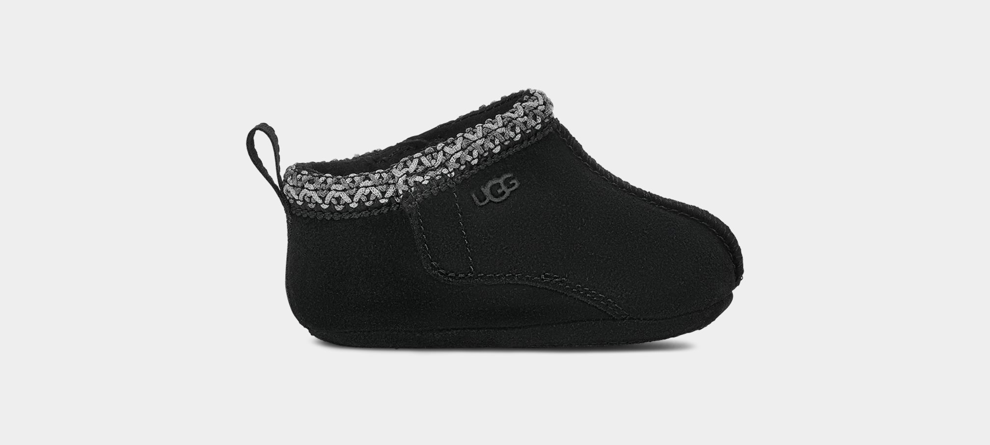 Black ugg online slippers kids