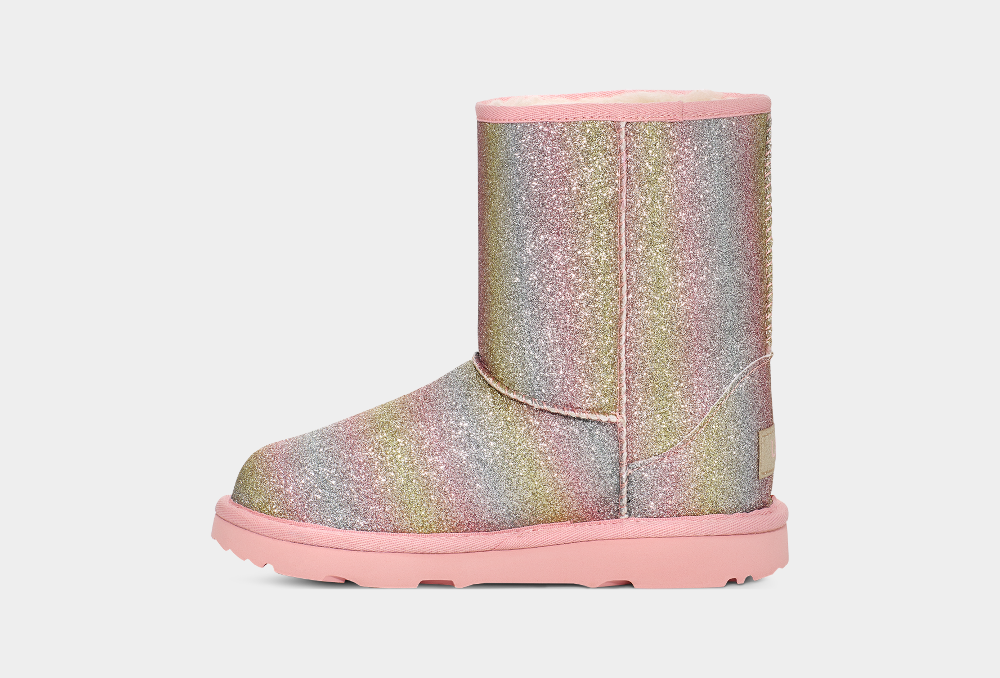 Ugg classic short top ii glitter boot