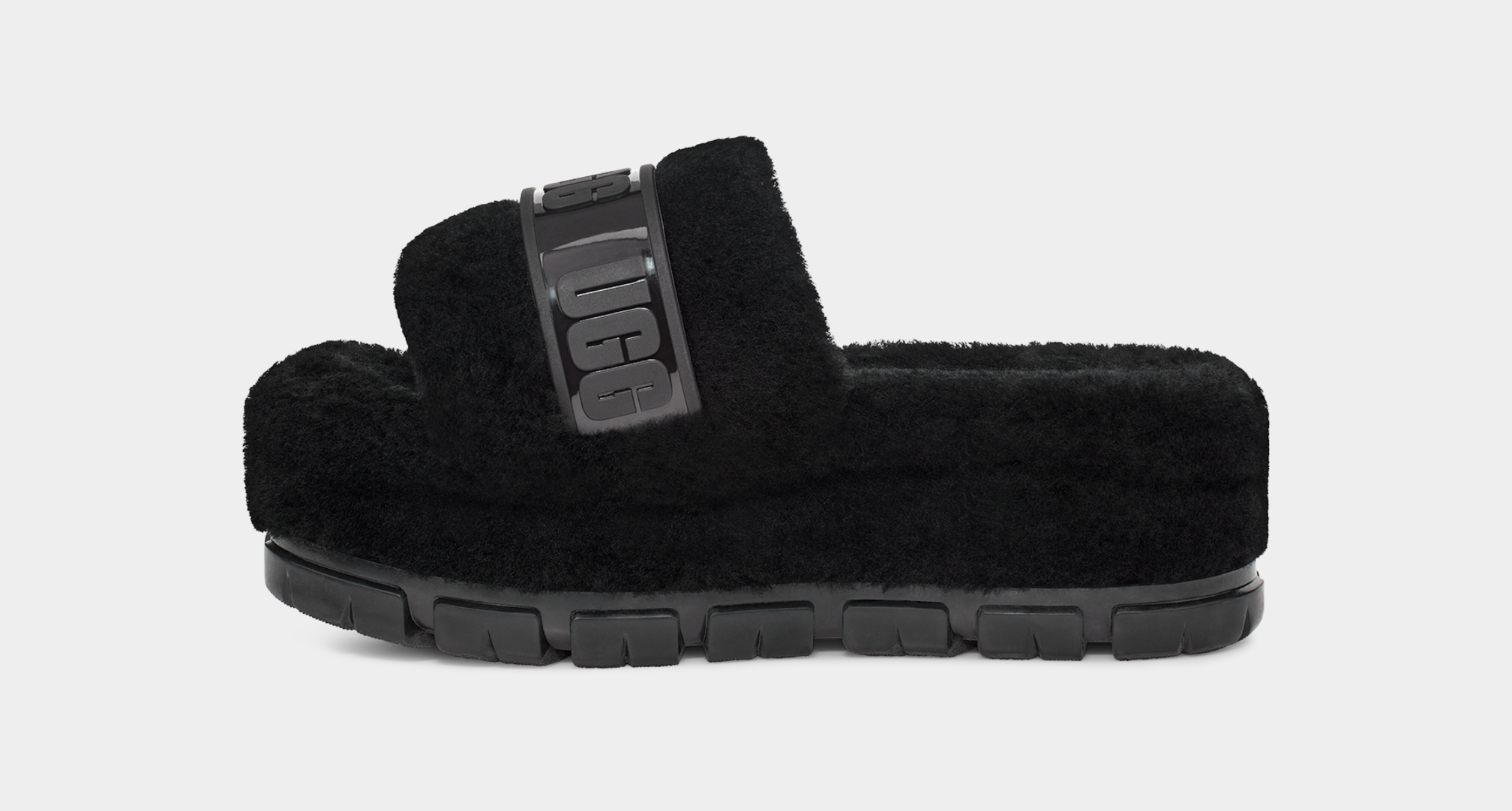 Fluffita Clear Flatform Sandal UGG