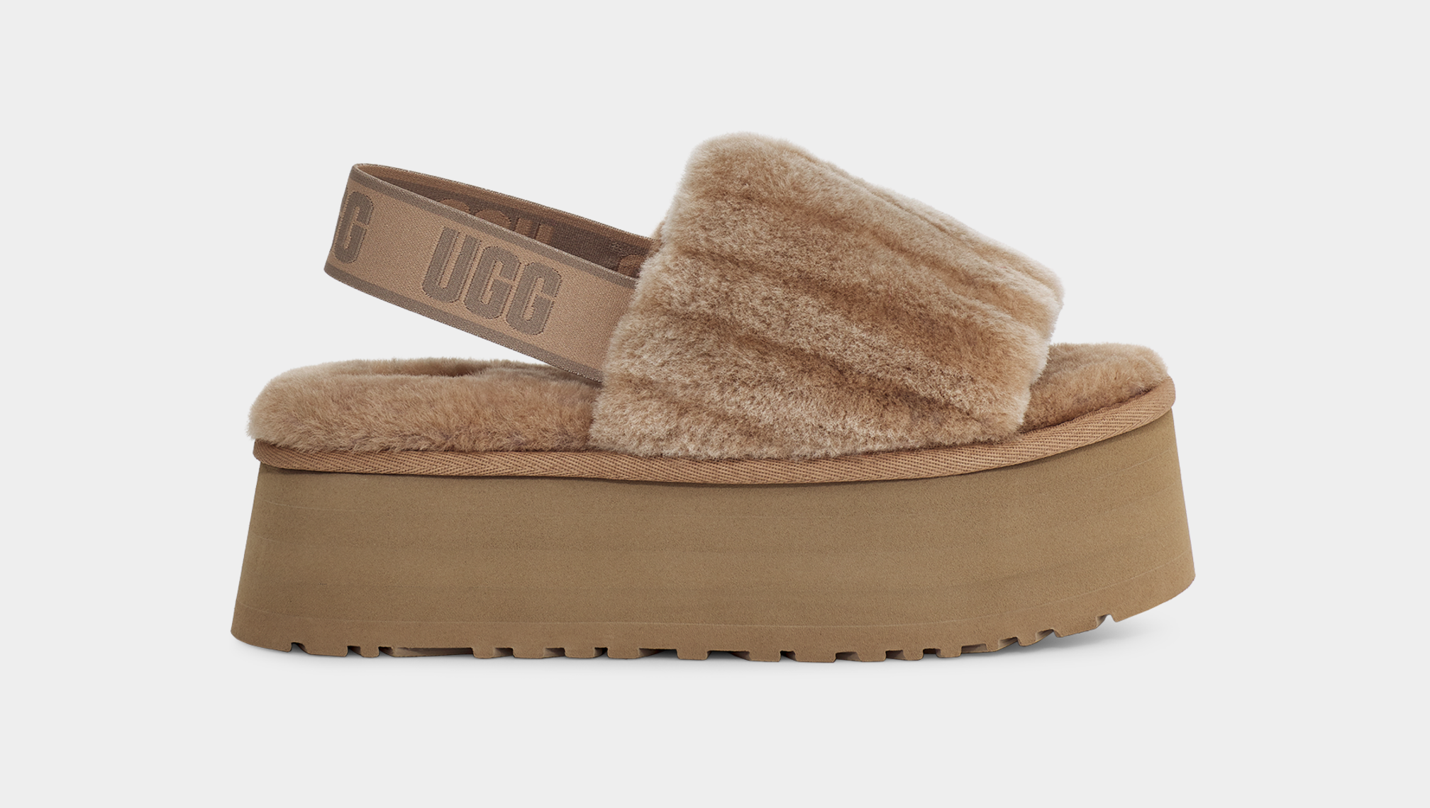 Disco Sherpa Corduroy Slide Sandal UGG