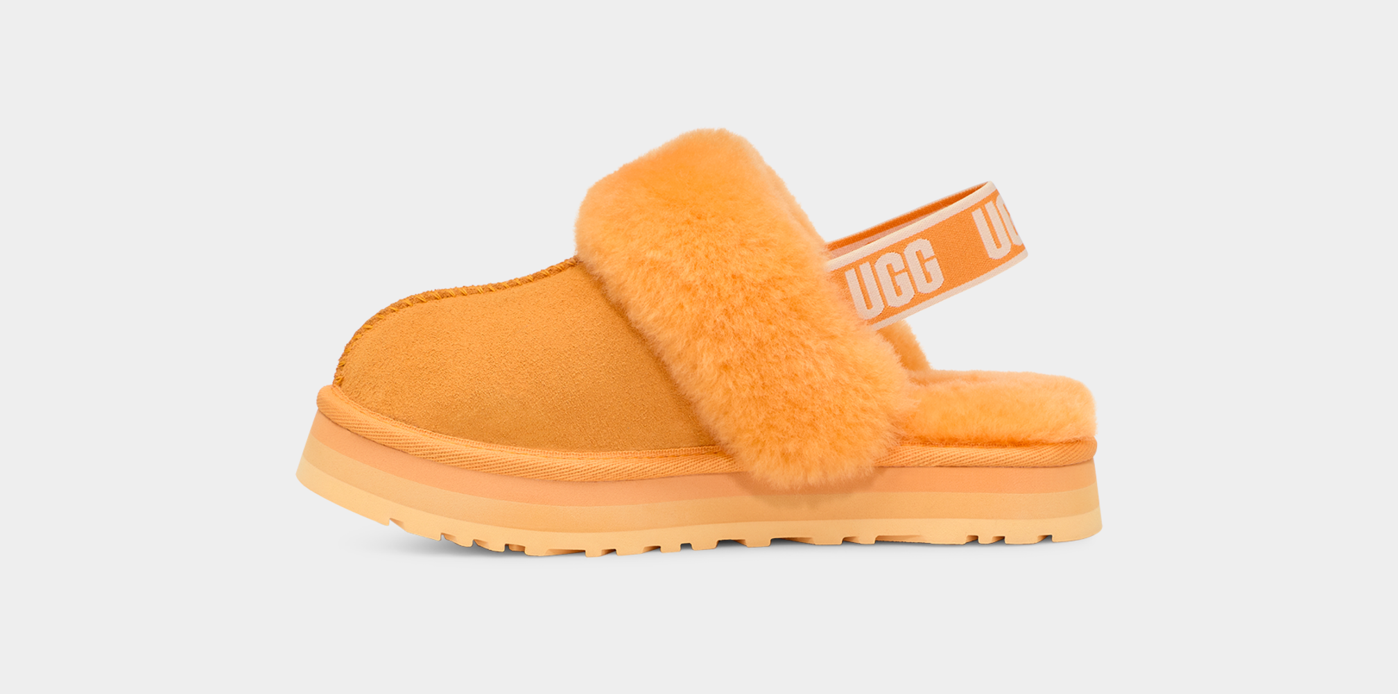 Yellow pink best sale orange ugg slides