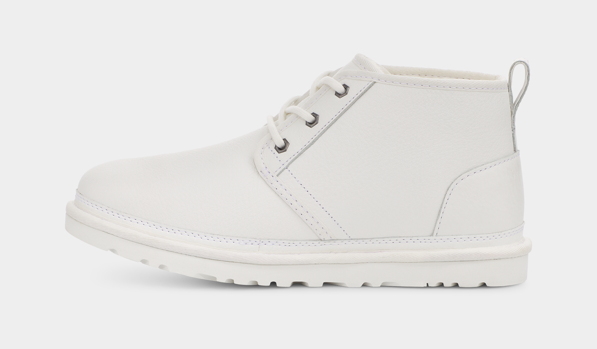 White leather top ugg boots