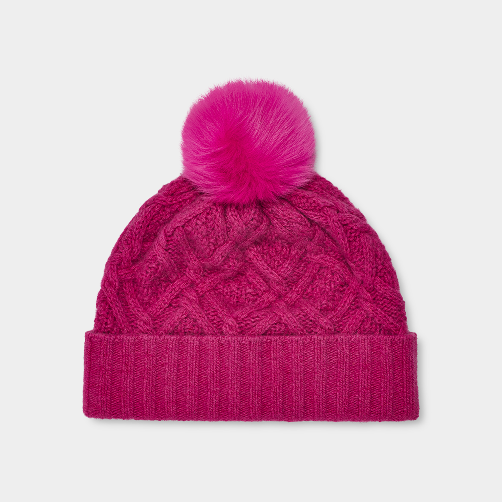 Ugg cable top pom beanie