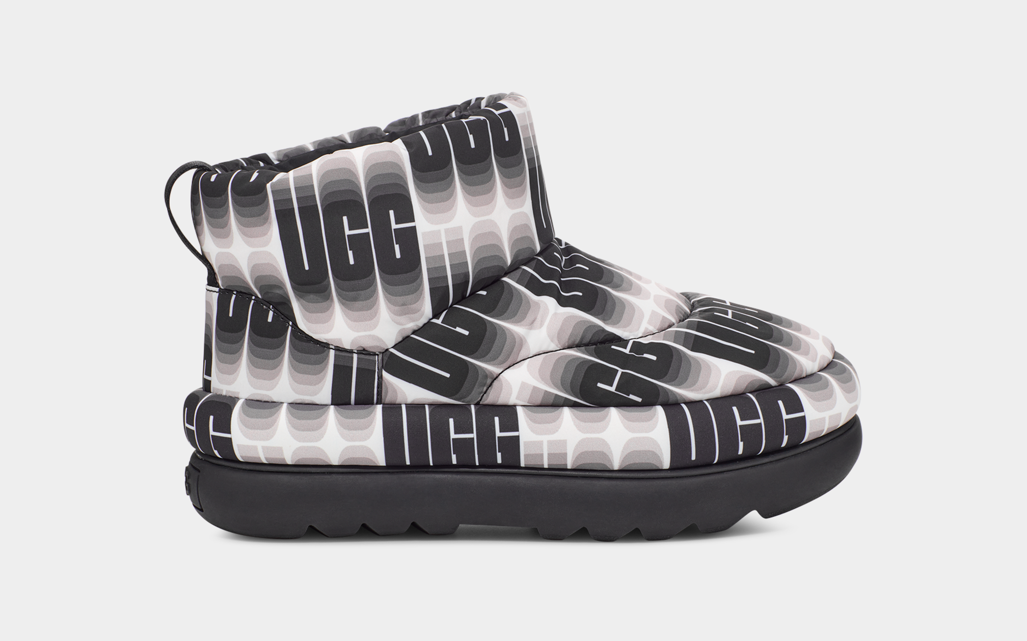 Uggs black and white discount