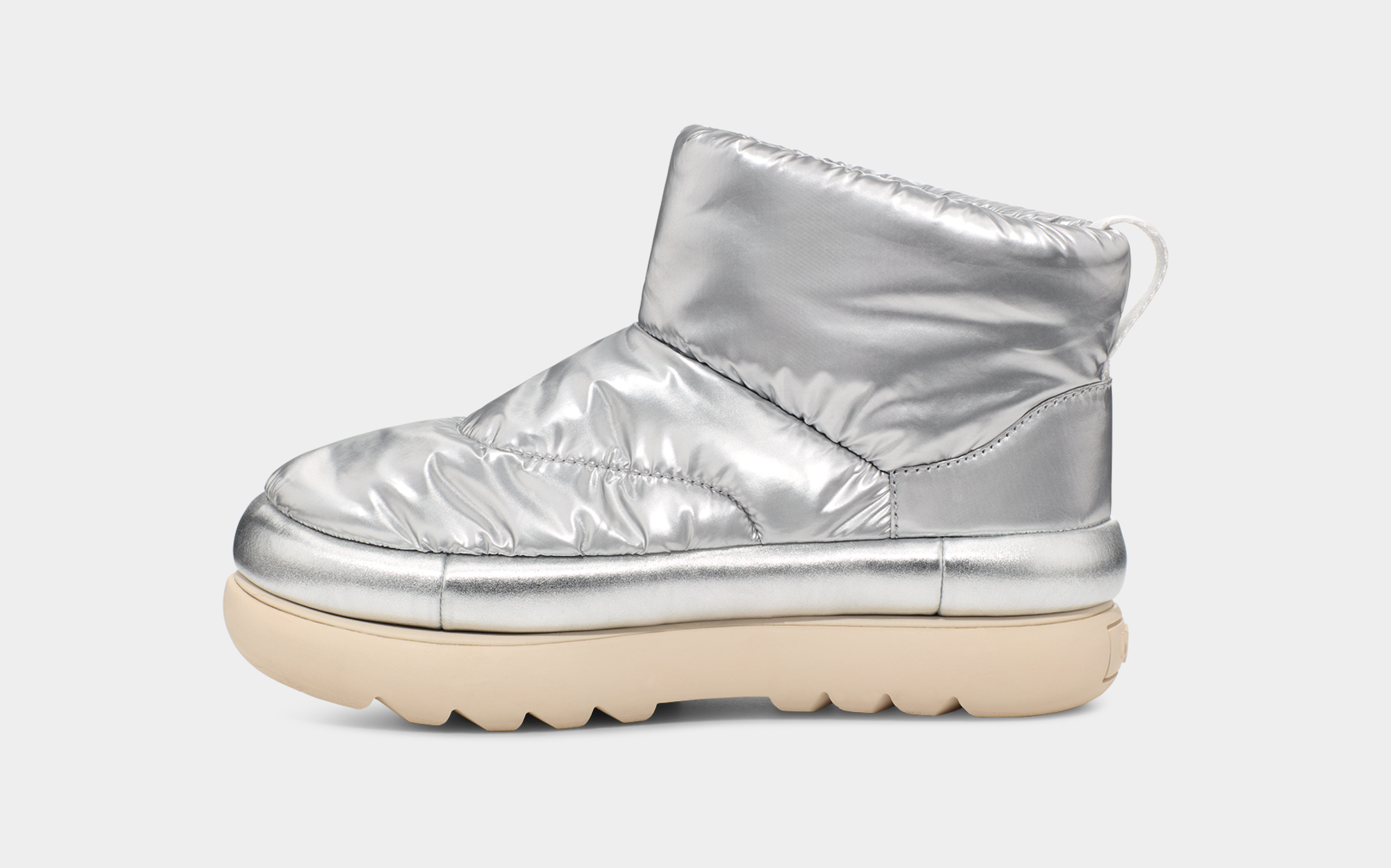 Uggs silver outlet metallic boots